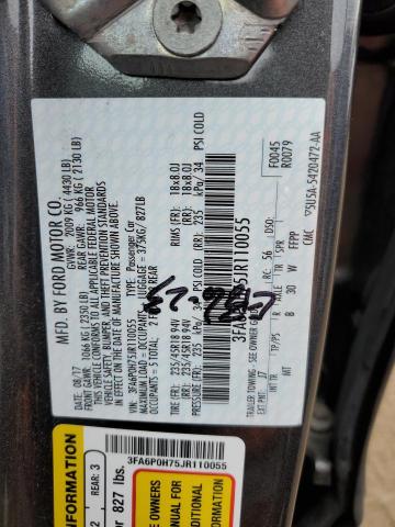 2018 FORD FUSION SE - 3FA6P0H75JR110055