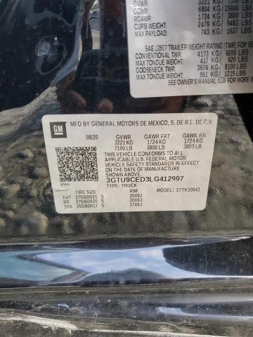2020 GMC SIERRA K15 - 3GTU9CED3LG412997