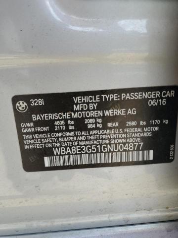 2016 BMW 328 XI SUL - WBA8E3G51GNU04877