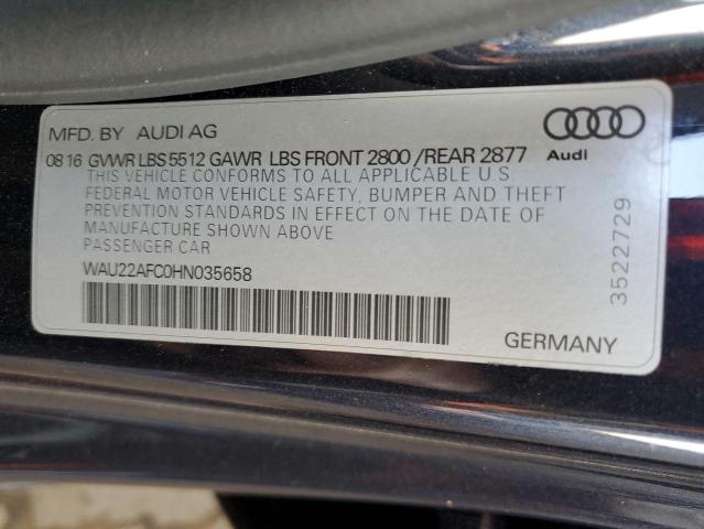 2017 AUDI A7 PRESTIG - WAU22AFC0HN035658