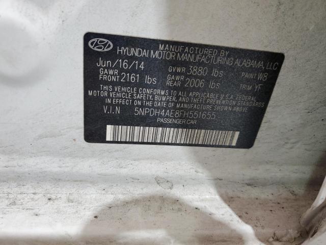 2015 HYUNDAI ELANTRA SE - 5NPDH4AE8FH551655