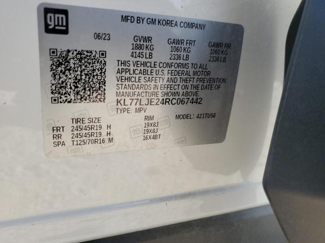 2024 CHEVROLET TRAX 2RS KL77LJE24RC067442