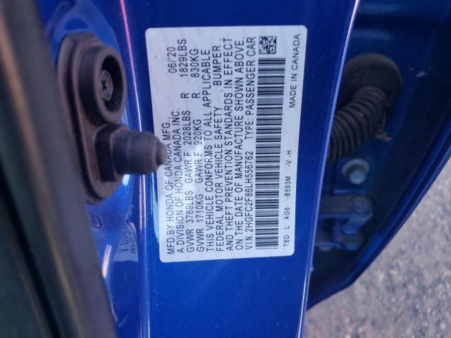 2020 HONDA CIVIC SPOR - 2HGFC2F86LH556762