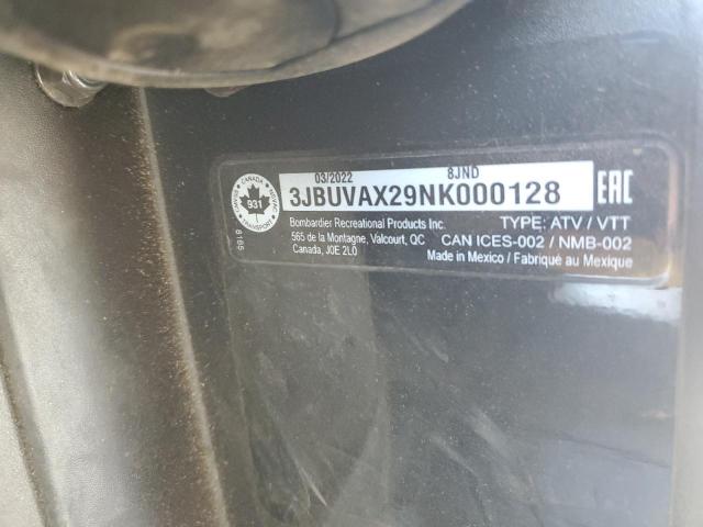 2022 CAN-AM DEFENDER L - 3JBUVAX29NK000128
