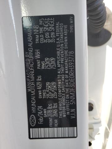 2024 HYUNDAI TUCSON SEL - 5NMJF3DE0RH393778