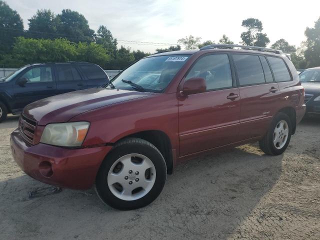 TOYOTA HIGHLANDER 2007 burgundy  gas JTEEP21A070222077 photo #1