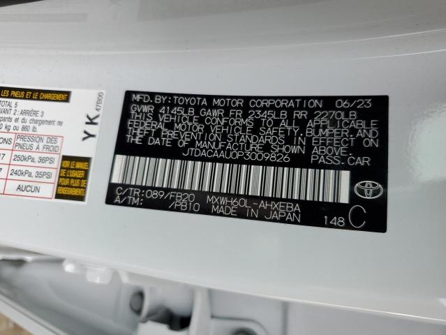 2023 TOYOTA PRIUS LE - JTDACAAU0P3009826