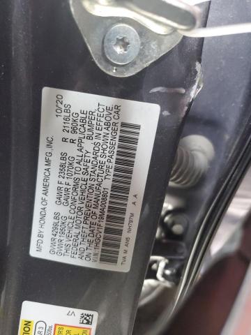 2021 HONDA ACCORD LX - 1HGCV1F19MA008801