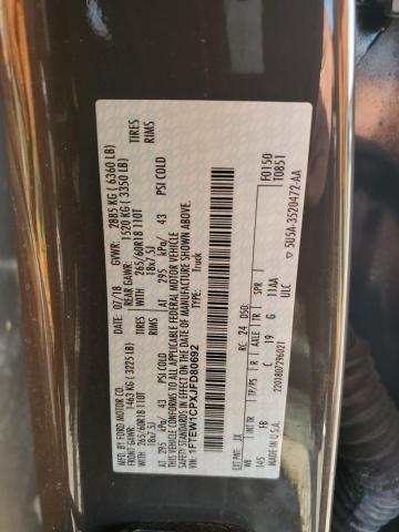 2018 FORD F150 SUPER - 1FTEW1CPXJFD80692