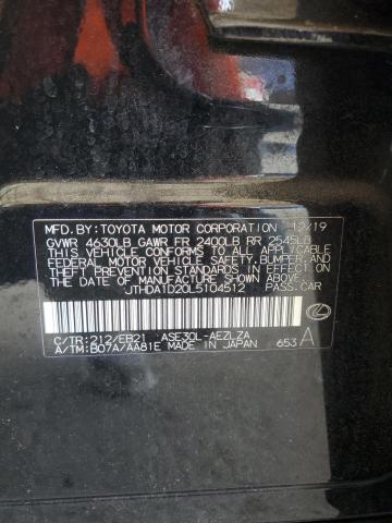 2020 LEXUS IS 300 PRE JTHDA1D20L5104512