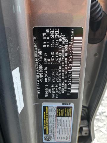 2018 HYUNDAI SANTA FE S - 5XYZU4LA9JG563924