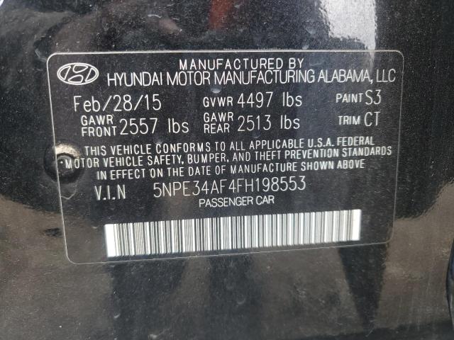 2015 HYUNDAI SONATA SPO - 5NPE34AF4FH198553