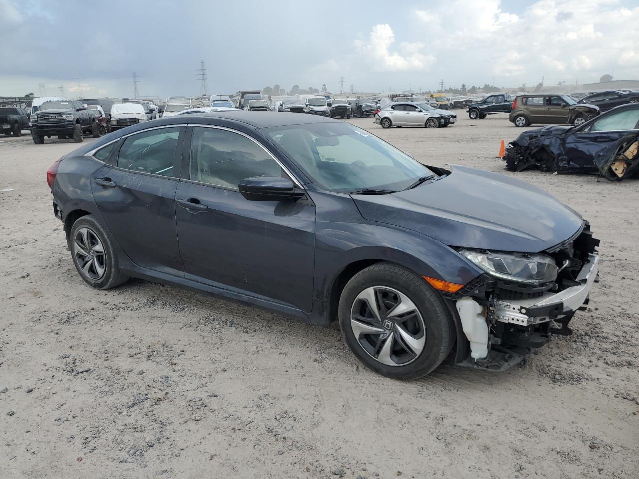 Lot #2943096416 2020 HONDA CIVIC LX