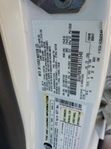 2020 FORD FUSION TIT - 3FA6P0K98LR115540