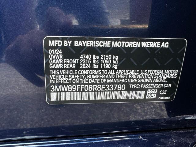 VIN 3MW89FF08R8E33780 2024 BMW 3 Series, 330XI no.14