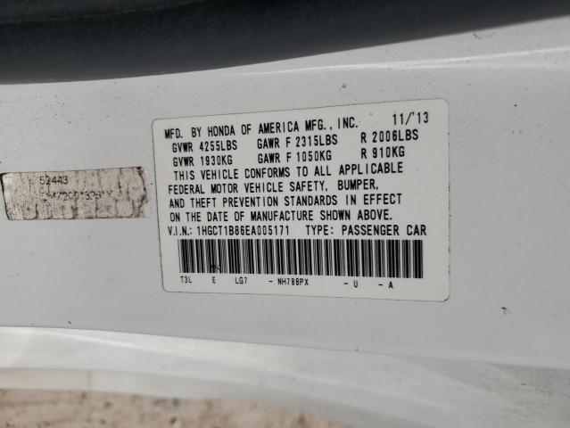 2014 HONDA ACCORD EXL 1HGCT1B86EA005171  65971454