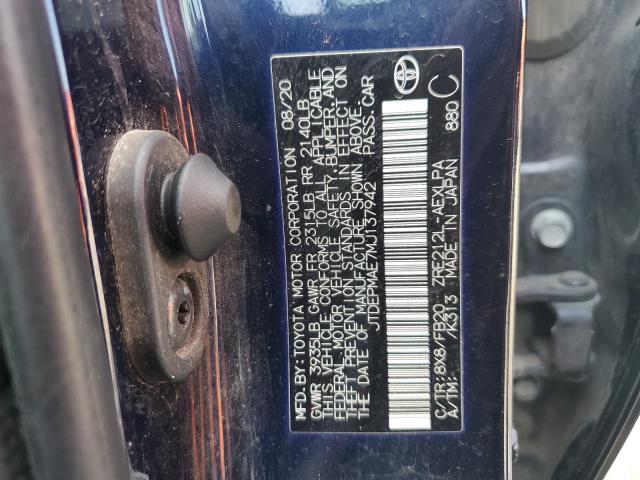 2021 TOYOTA COROLLA LE - JTDEPMAE7MJ137942