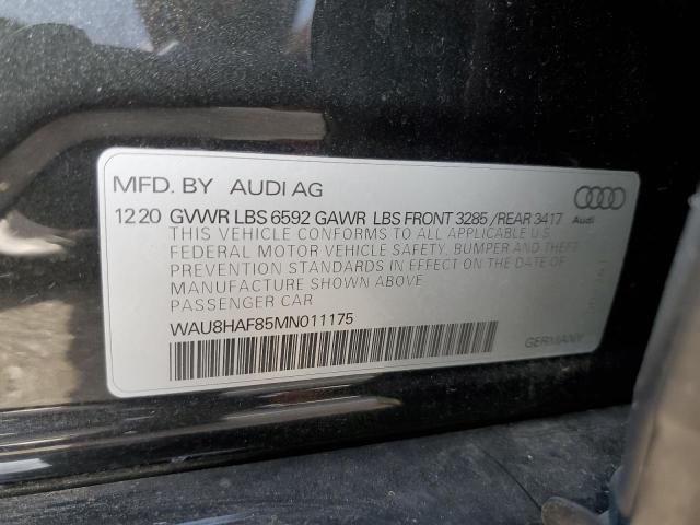 2021 AUDI A8 L E WAU8HAF85MN011175