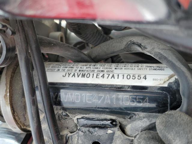 2007 YAMAHA XVS650 JYAVM01E47A110554