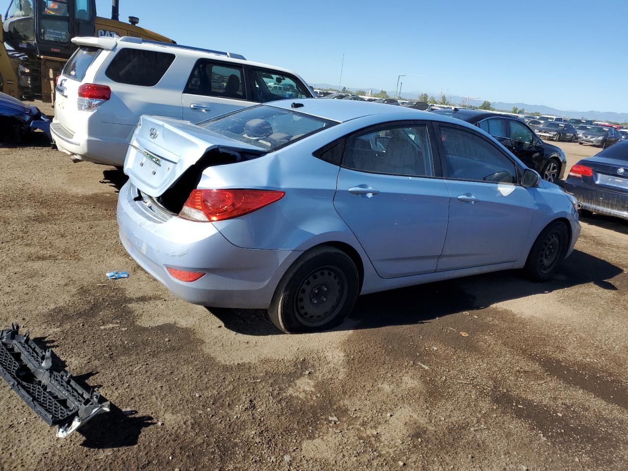 Lot #2853287767 2014 HYUNDAI ACCENT GLS