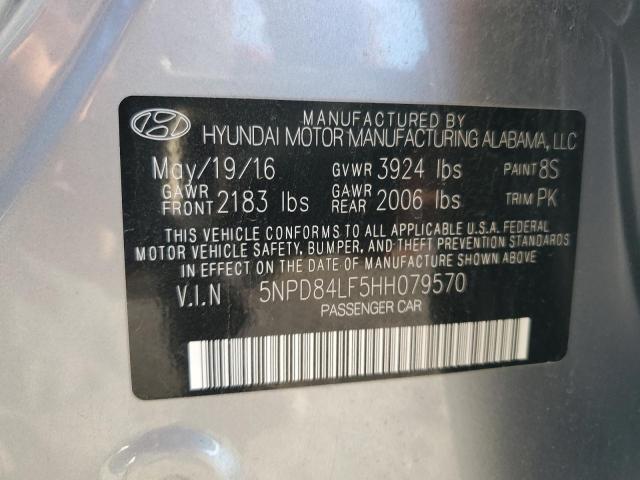 2017 HYUNDAI ELANTRA SE - 5NPD84LF5HH079570