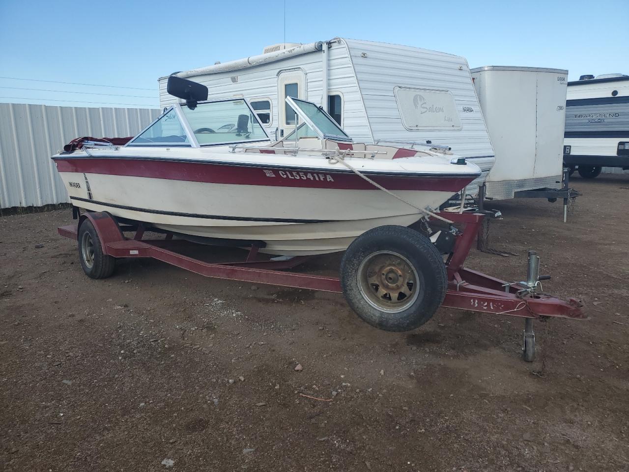 Lot #2857633964 1988 INVA BOAT&TRLR