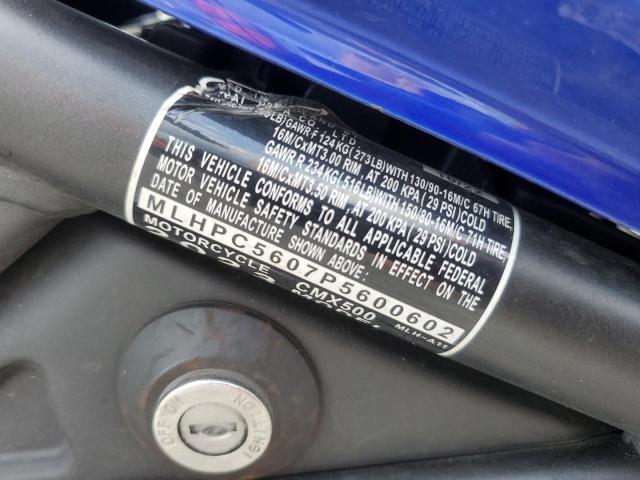2023 HONDA CMX500 MLHPC5607P5600602