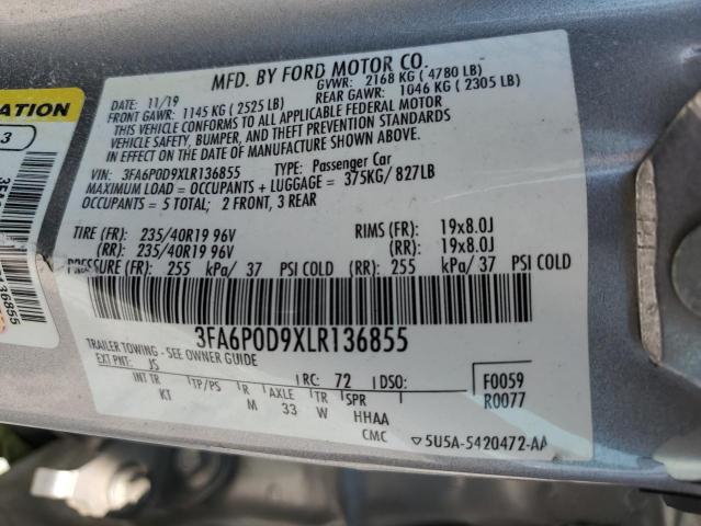 2020 FORD FUSION TIT - 3FA6P0D9XLR136855