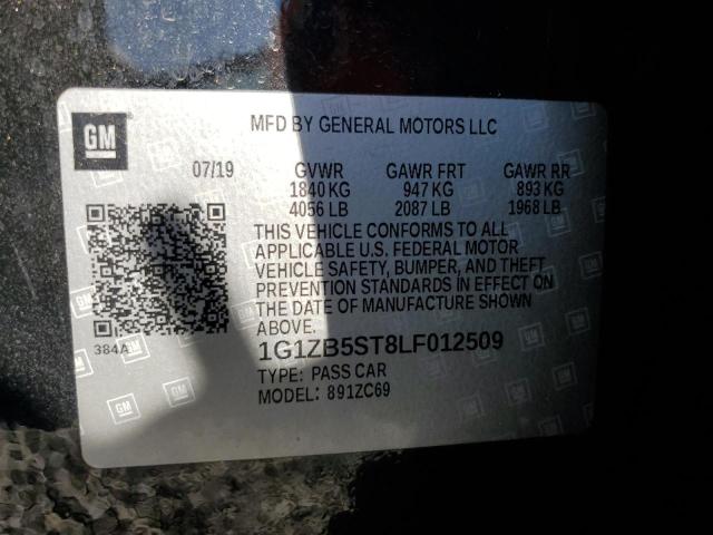 2020 CHEVROLET MALIBU LS - 1G1ZB5ST8LF012509