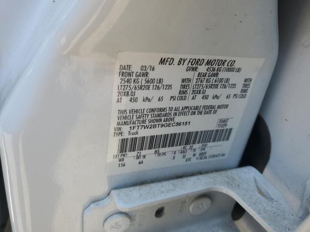 2016 FORD F250 SUPER - 1FT7W2BT9GEC56151