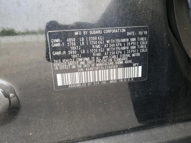 2020 SUBARU OUTBACK TO - 4S4BTAPC5L3134569