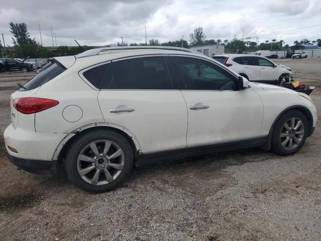 INFINITI EX35 BASE 2008 white  gas JNKAJ09F38M357894 photo #4