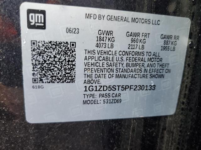 2023 CHEVROLET MALIBU LT - 1G1ZD5ST5PF230133