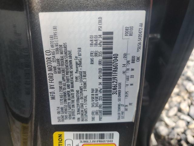2015 LINCOLN MKZ - 3LN6L2J91FR607040