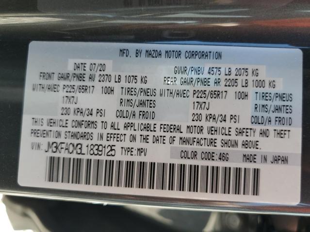 2020 MAZDA CX-5 TOURI - JM3KFACM3L1839125