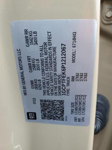 2023 CHEVROLET COLORADO Z - 1GCPTFEK6P1212067