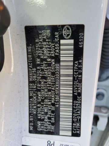 2017 TOYOTA CAMRY LE - 4T1BF1FKXHU303390