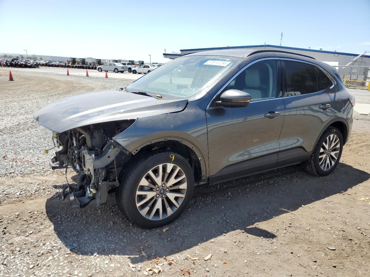 Lot #2923497126 2020 FORD ESCAPE TIT