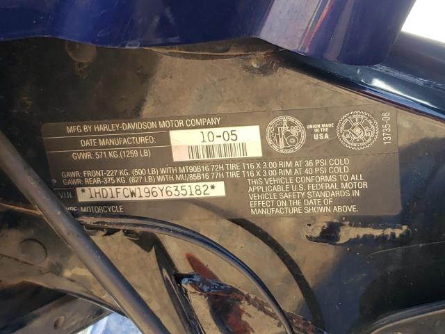 2006 HARLEY-DAVIDSON FLHTCUI 1HD1FCW196Y635182
