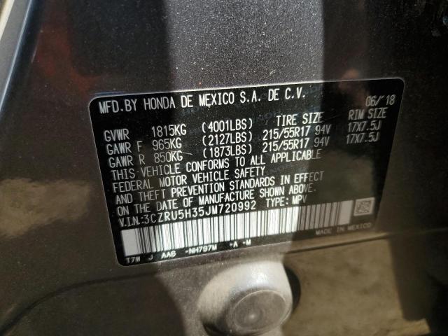 2018 HONDA HR-V LX - 3CZRU5H35JM720992