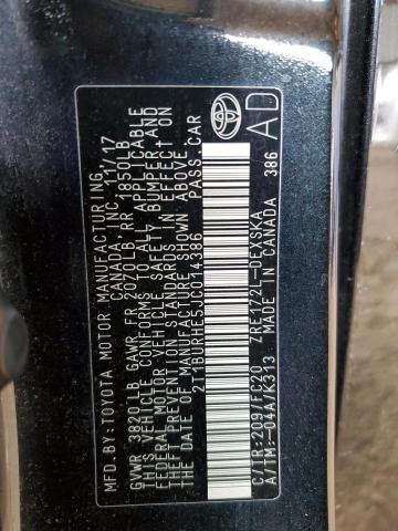 2018 TOYOTA COROLLA L - 2T1BURHE5JC014386