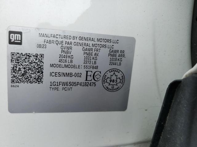 2023 CHEVROLET BOLT EV 1L - 1G1FW6S05P4182475
