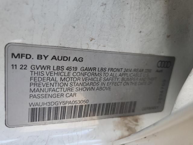2023 AUDI S3 PREMIUM - WAUH3DGY5PA053050