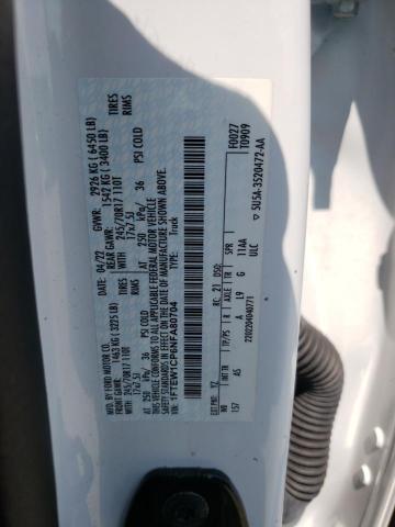 2022 FORD F150 SUPER - 1FTEW1CP6NFA80704