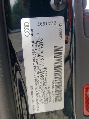 2023 AUDI S5 PREMIUM - WAUC4CF51PA062918