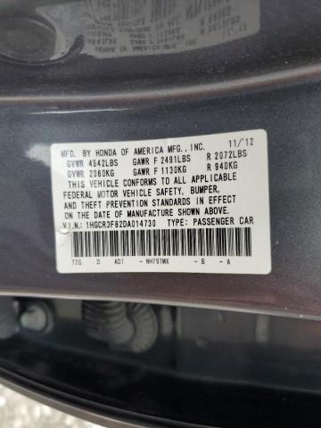 VIN 1HGCR3F82DA014730 2013 Honda Accord, Exl no.12