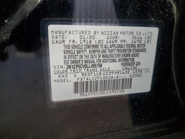 2020 NISSAN KICKS SV - 3N1CP5CV0LL495758