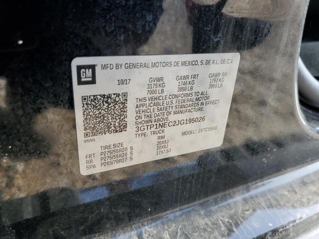 2018 GMC SIERRA C15 - 3GTP1NEC2JG195026