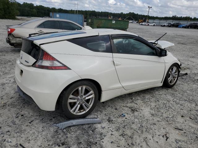 HONDA CR-Z EX 2011 white hatchbac hybrid engine JHMZF1D62BS008035 photo #4