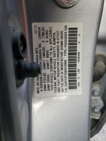 2016 HONDA 1200 ASPEN - 2HGFC2F55GH516944